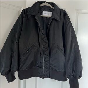 Calvin Klein Men’s Black Bomber Winter Jacket